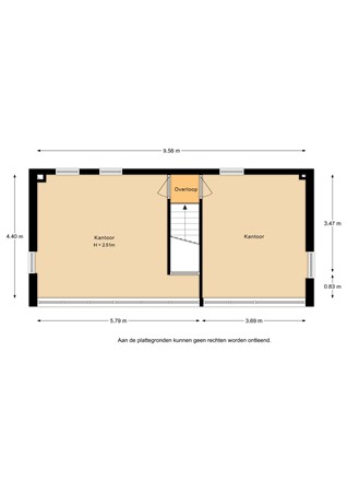 Floorplan - Jaap Bijzerweg 6, 3446 CR Woerden